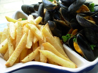 On est bien loin des moules-frites