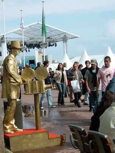 La Croisette pendant le Festival de Cannes