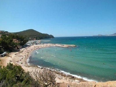 La plage de Saint-Cyr sur Mer