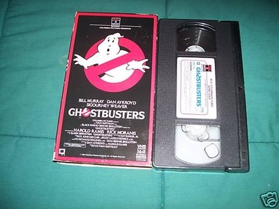 la VHS de Ghostbusters