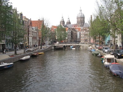 Le canal à Amsterdam