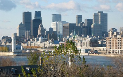 La ville francophone de Montreal au Québec