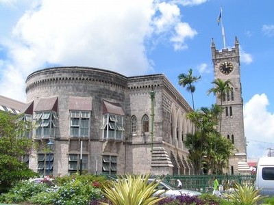 Le centre de Bridgetown, la Barbade