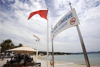 Interdiction de fumer sur la plage Lumière de La Ciotat