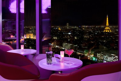 bar avec vue sur Paris