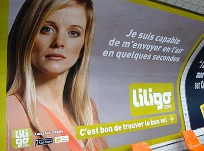 Campagne de Liligo dans le métro