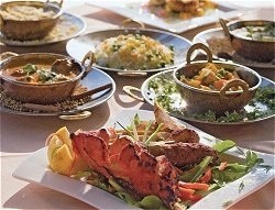 assiettes spécialités indiennes