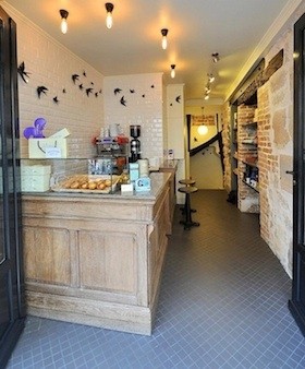 intérieur boutique comme à Lisbonne pastel de nata