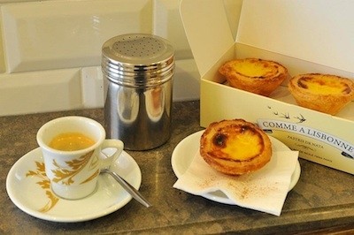 café pastel de nata boîte