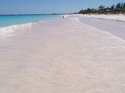 pink sand