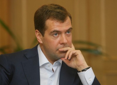 le président russe Medvedev