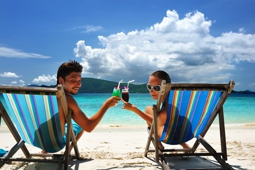 Couple plage