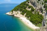Plage de la côte adriatique