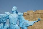 Statue devant la Kasbah