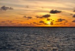 Coucher de soleil sur la mer