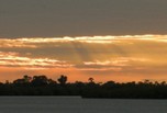 Siné Saloum : coucher de soleil