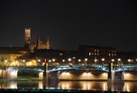 Toulouse et la Garonne de nuit